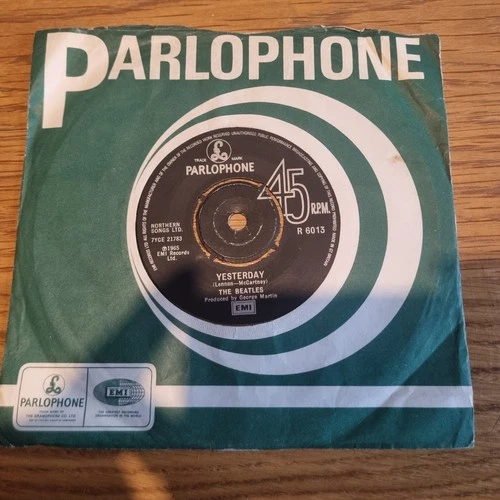 The Beatles – Yesterday - Parlophone Records 7" Single