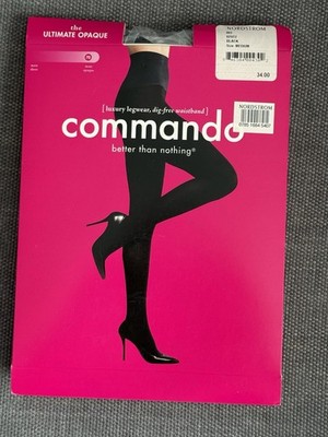 Commando Ultimate Opaque Tights MED Black HC70T2 New Sealed Nordstrom