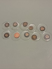 Lot Of 10 NOS Variable Size 13 Lignes Watch Crystals