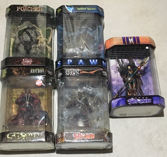 McFarlane Fishtank Lot Spiked/Burnt/Arsenal Of Doom Spawn, Goddess & Poacher NEW | eBay