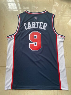 Men's Retro Carter # 9 USA Basketball Jersey Stitched Embroidered