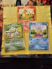 [Pokémon] Japanese Base Set Starter Trio Bundle Charmander Bulbasaur Squirtle