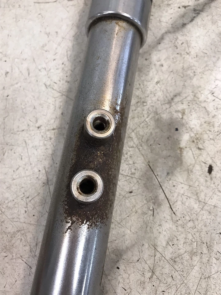 69 Yamaha L5T L5 T 100 Trailmaster front forks fork tubes shocks right left - Image 4 of 4