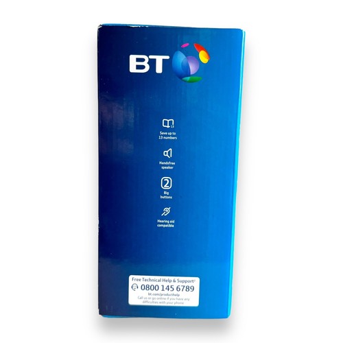 BT BIG BUTTON 200 Telefon w kolorze białym "Fabrycznie nowy!" W pudełku nieużywane duże guziki - Zdjęcie 3 z 15
