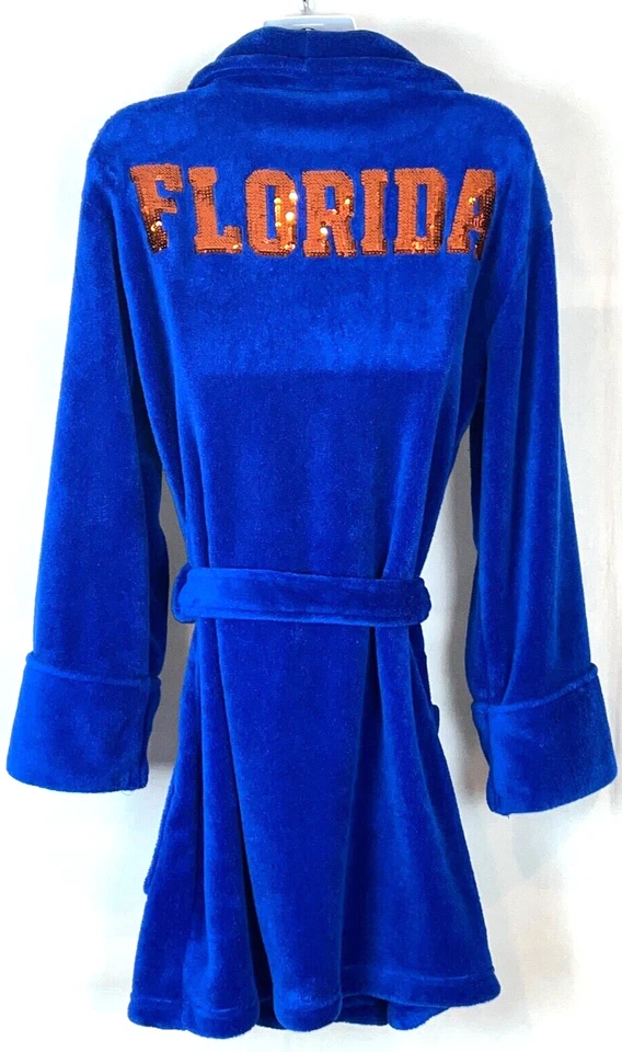 Bata polar VS PINK azul naranja manga larga Florida Gators Bling para mujer talla XS/S Foto 3 de 4