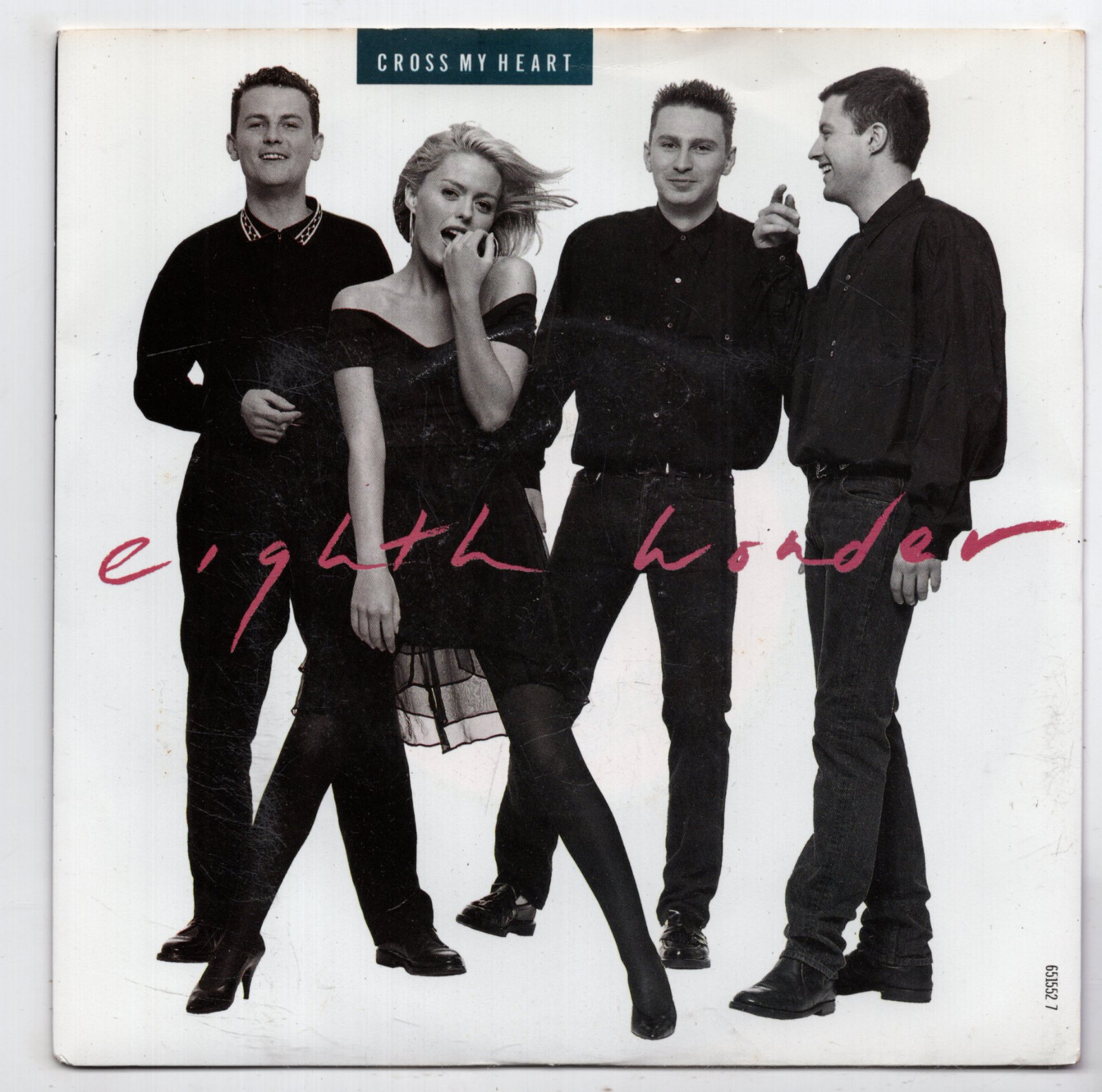 (O337) Eighth Wonder, Cross My Heart - 1988 - 7"" vinyl