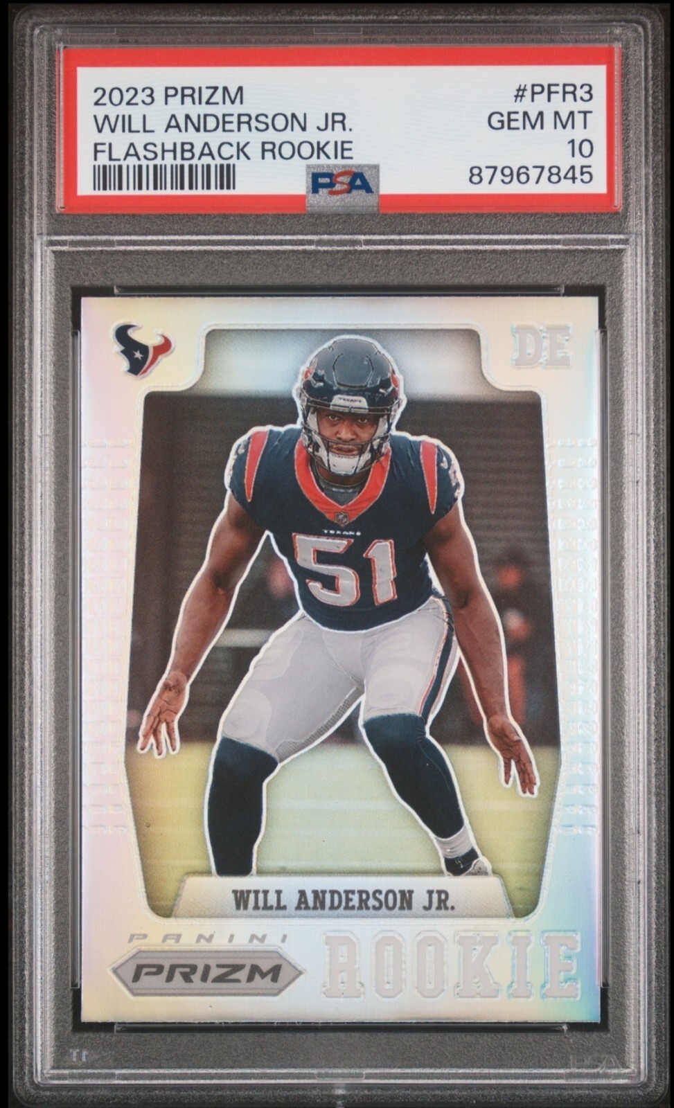 Will Anderson Panini Prizm Flashback Rookie #PFR3 Base