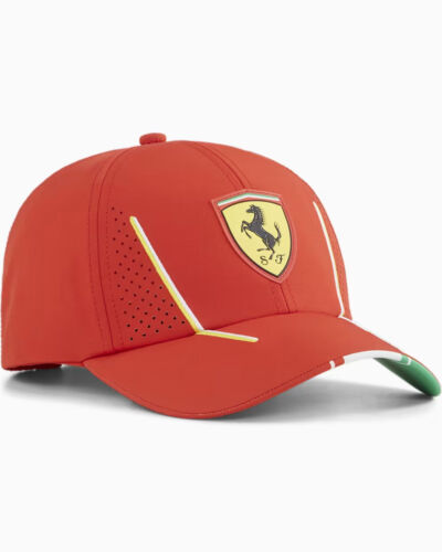  Ferrari Puma Cappello Berretto Hat Unisex Rosso Replica F1 2024  - Picture 1 of 5
