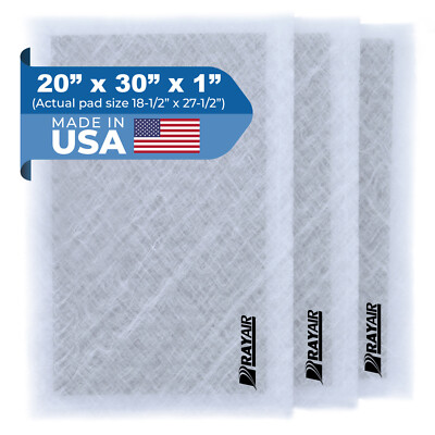 RayAir Supply 20x30 Replacement Filter Pads Compatible With Dynamic Air Cleaner