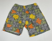 Mens Large Vintage Surf Line Original Jams Hawaiian Shorts Cotton Abstract USA