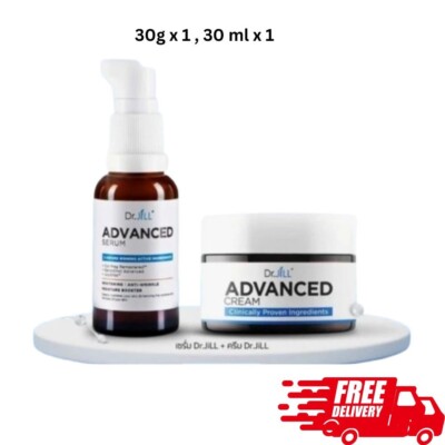 Dr.JiLL Advanced Serum Essence Plus Anti Aging + Advanced Cream Moisture 30 ml.