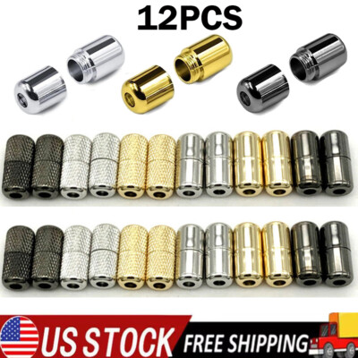 Smart Laces Buckle Shoe Laces Lock Metal No Tie Shoelaces for and Kids 6 Pairs