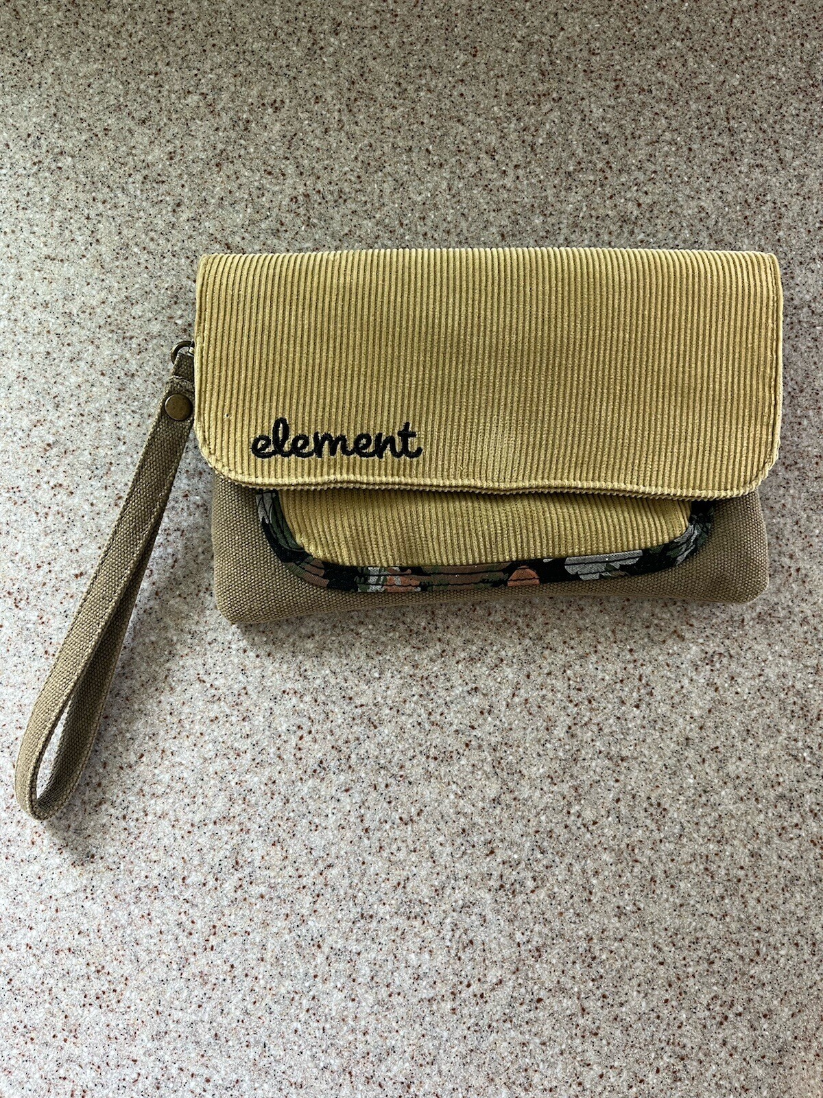 Curdoroy Purse Clutch Canvas Floral Hand Bag Women&rsquo;s