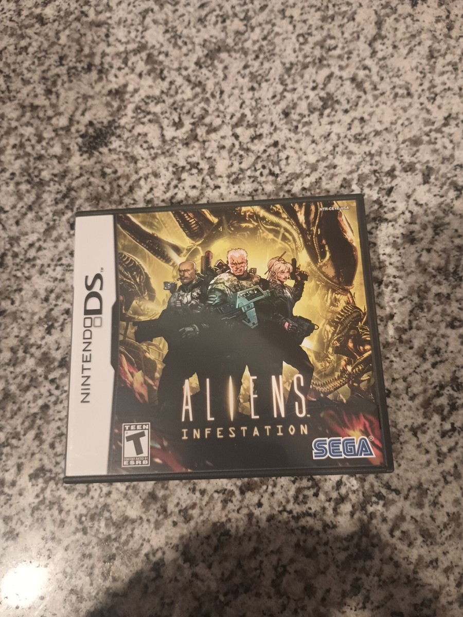 Aliens Infestation Nintendo DS Complete CIB Clean Tested Authentic 