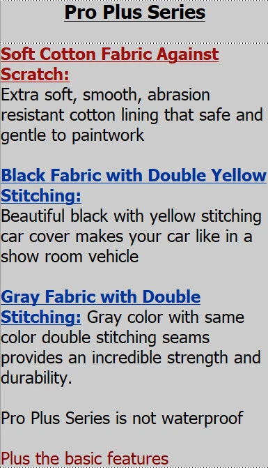 Car Cover 1998 1999 2000 2001 2002 2003 2004 Ford Focus Hatchback - Image 3 of 4