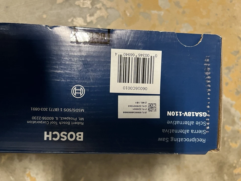 BRAND NEW BOSCH 18V PROFACTOR Reciprocating Saw (Tool Only) Model #GSA18V-110N - Image 4 of 4