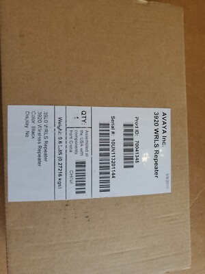 AVAYA 3920 WRLS WIRELESS REPEATER WITH POWER SUP  NEW