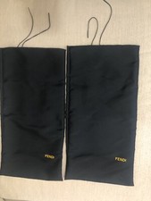 FENDI SHOE BAG LOT 2 PIECES BLACK  SEE NOTES  