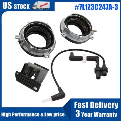 Auto Hub Lock Actuator & Vacuum Solenoid Set For Ford F-150 4x4 (2003-2015) - Front Placement, 10-Year Warranty