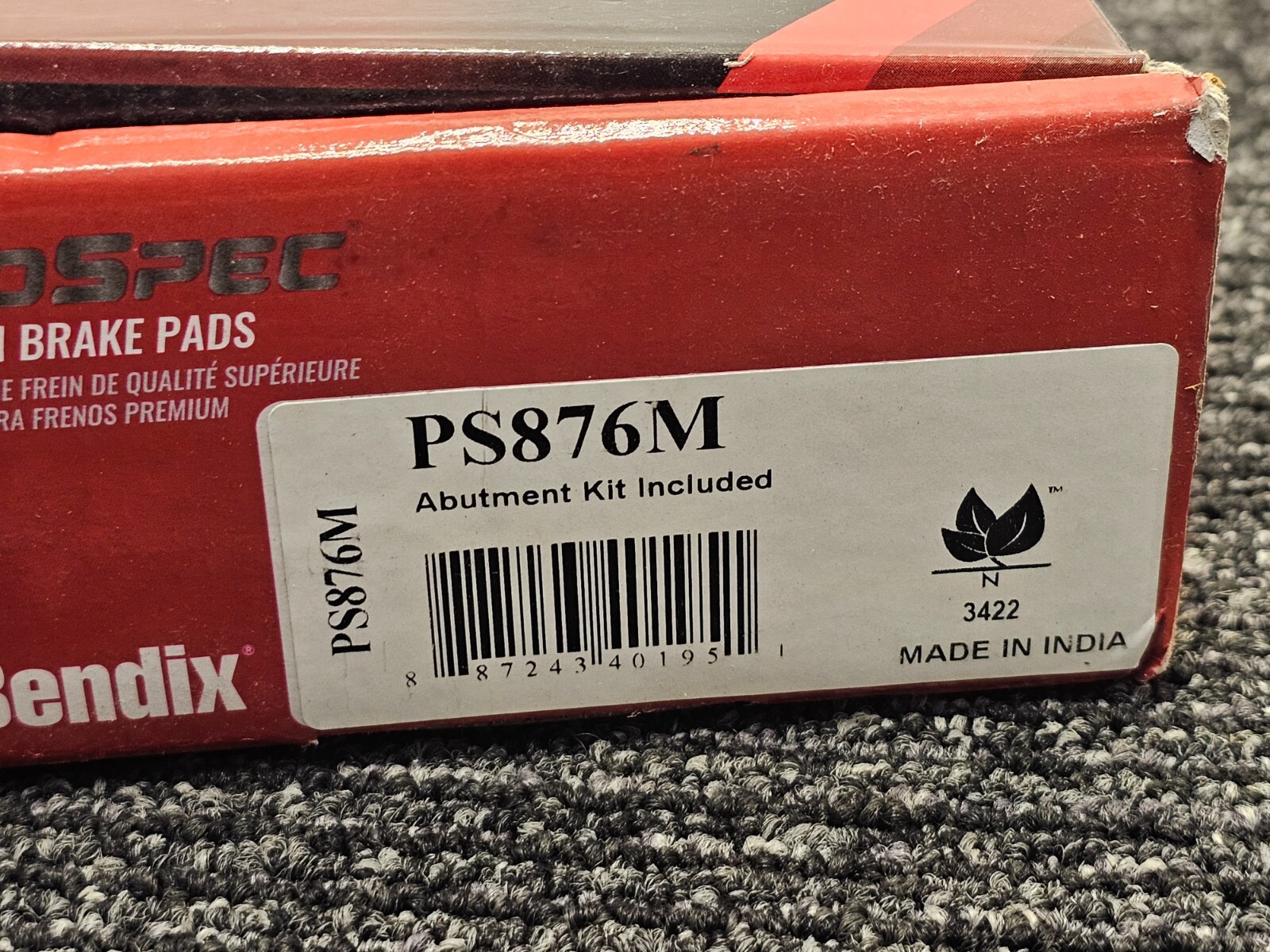 Bendix Pro Spec Disc Brake Pad Set-Semi-Metallic PROSPEC PS876M for sale online | eBay