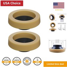 Toilet Wax Ring, Thick Toilet Bowl Wax Ring Gasket for Toilet Bowl,Polyethyle...