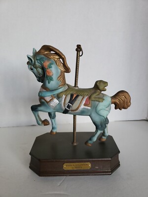 Stein & Goldstein Porcelain Carousel Horse Music box C 1900's