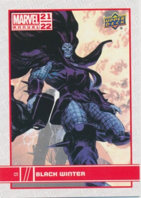 9 BLACK WINTER 2021-22 2022 Upper Deck Marvel Annual THOR | eBay