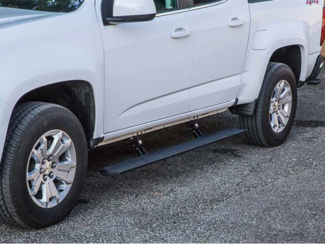Tabla de correr retráctil AMP PowerStep para Chevrolet Colorado GMC Canyon 15-22 Foto 3 de 4