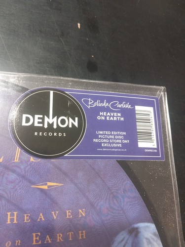 Belinda Carlisle Vinyl Heaven On Earth Picture Disc RSD Ltd Edition Record - Imagen 2 de 5