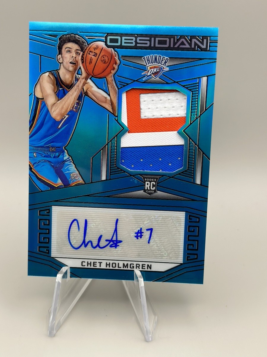 2022-23 Panini Obsidian FOTL Chet Holmgren Rookie RPA 21/27 OKC 