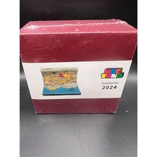 MACTANO 3D Calendar Time Piece Desk Calendar 2024 Memo Pad DIY Note