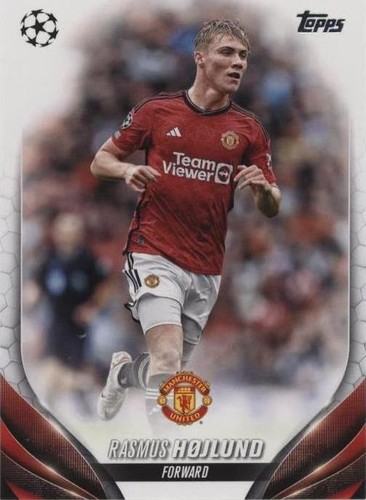 2023-24 Topps UEFA Club Competitions Man United Rasmus Hojlund
