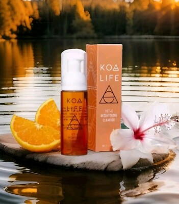KOA LIFE Vitamin C Brightening Cleanser 3.38 oz NEW Full Size