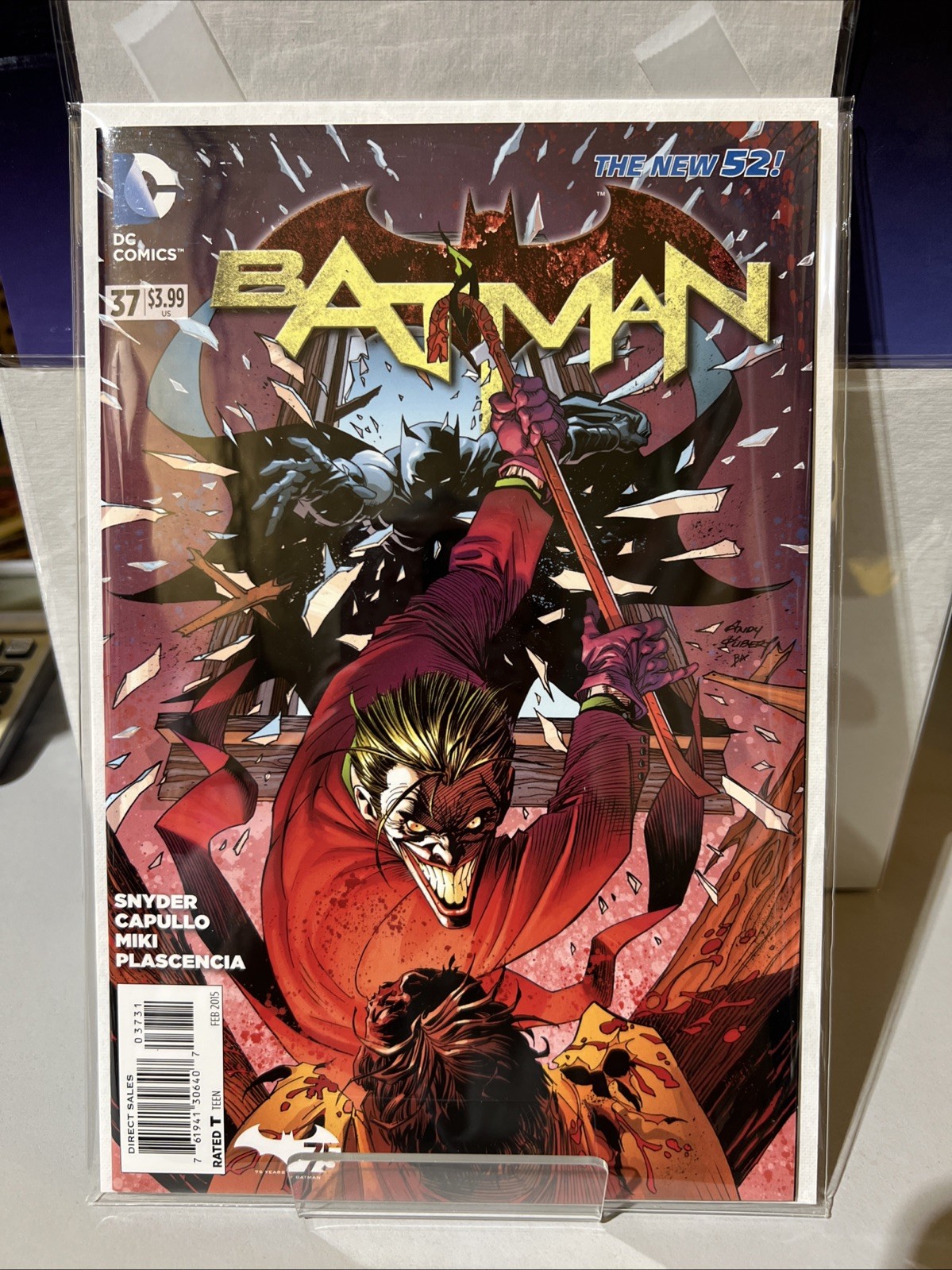 NEW DC 52 BATMAN #37 ANDY KUBERT VARIANT COVER! ENDGAME! C2