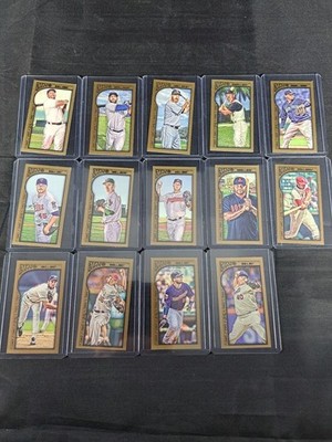 2015 Topps Gypsy Queen Mini Gold Lot of 14 All #d 99 Smoltz Cepeda Weaver Allen