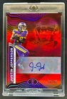 2022 Illusions Justin Jefferson Trophy Collection Signatures Red Auto #30/49