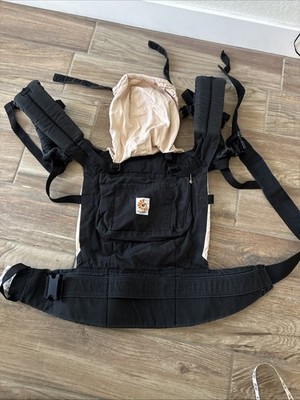Ergobaby Ergonomic Multi-Position Original Baby Carrier Pocket Black (12-45 Lbs)