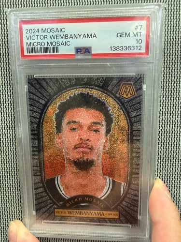 Victor Wembanyama #7 2024 Panini Mosaic Micro card