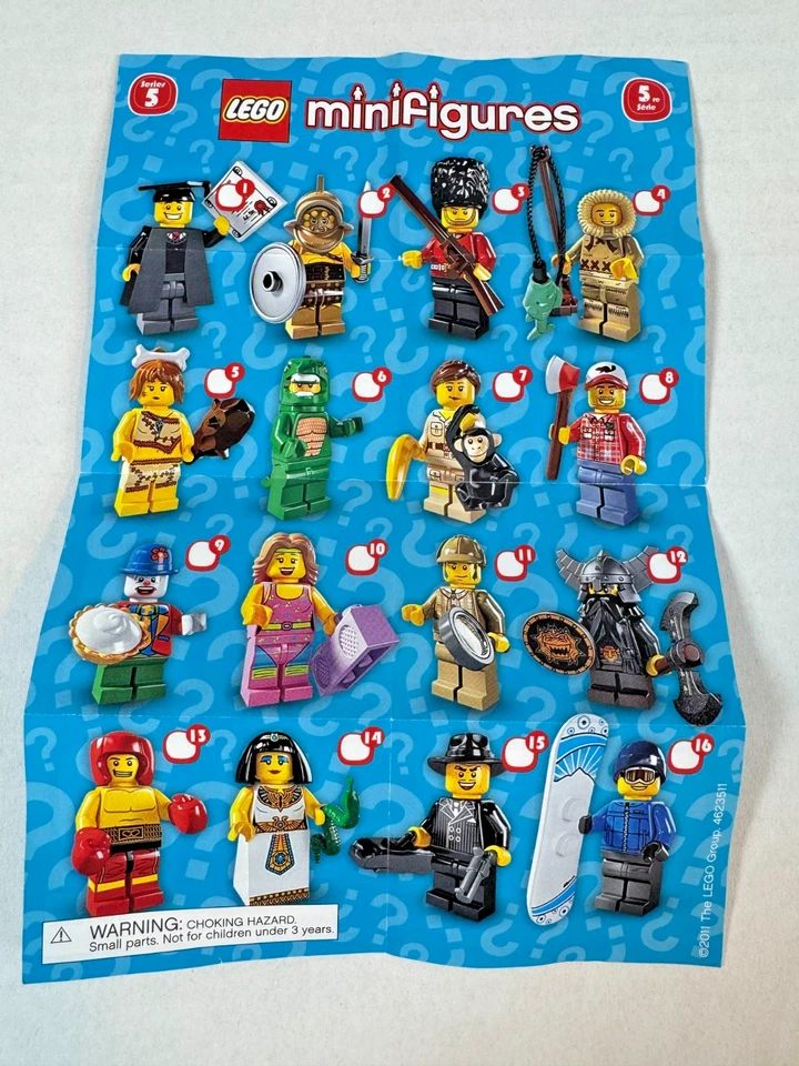 LEGO (8805) CMF Serie 5 Reina Egipcia Cleopatra Minifigura col05-14 Completa Foto 4 de 4