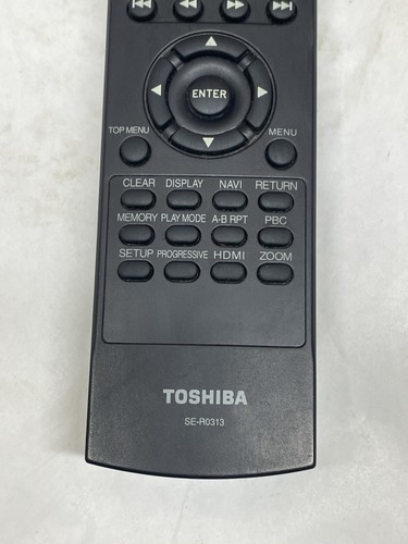 Toshiba SE-R0313 Télécommande d'origine pour Lecteur DVD - Très Bon État - Photo 2/3