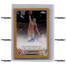 2022 Topps Chrome McDonald's A/A - Gold #CA-NS Nick Smith Jr. Rookie Auto /50