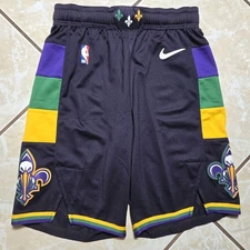 New Nike New Orleans Pelicans Authentic NBA Dri Fit ADV Game Shorts Size 34 M