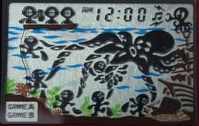 Nintendo Game & Watch Octopus Handheld LCD Game Tested Screen Good Vintage Japan