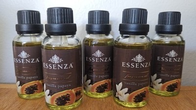 x5 ESSENZA Vanilla Papaya Fragrance Oil 30ml 1oz Warmer Diffuser Soap Making NEW