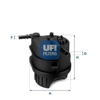 UFI Kraftstofffilter 24.343.00 Filtereinsatz FüR Ford C1 Bipper CB1 CitroËN CCN