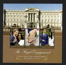 Antigua & Barbuda: The Royal Engagement: Pince harry & Ms. Meghan Markle, MNH 2017