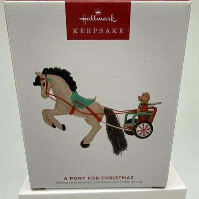 A Pony for Christmas Ornament 26th in Series 2023 Hallmark Keepsake Ornament