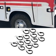 10 Zoll robuste Gummiplanengurte zum Festbinden von Bungee-Schn&uuml;ren mit Haken 15