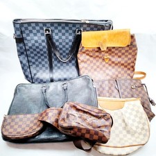 Louis Vuitton Damier borsa a mano borsa a tracolla set 7 pezzi JUNK 585613