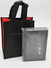 Tesla Diner Exclusive Black Optimus Bot Figure - Elon Musk Collectible with Bag